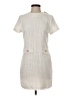 Bebop 100% Polyester Tweed Ivory Casual Dress Size S - photo 1