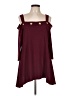 Coco Blanco Burgundy 3/4 Sleeve Top Size L - photo 1