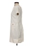 Bebop 100% Polyester Tweed Ivory Casual Dress Size S - photo 5