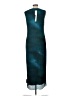 Topshop 100% Polyester Graphic Blue Cocktail Dress Size 12 - photo 2