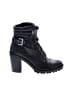Unbranded 100% Leather Black Ankle Boots Size 8 - photo 1