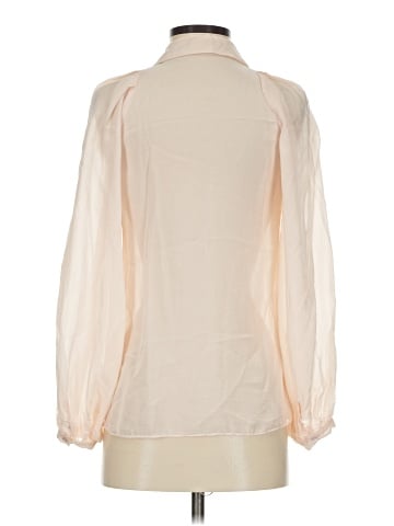 Club Monaco Long Sleeve Silk Top (view 2)