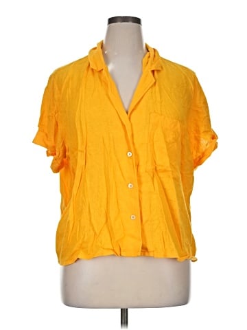 Banana Republic Factory Store Short Sleeve Blouse (view 1)