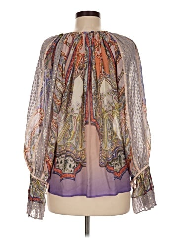 ETRO Long Sleeve Silk Top (view 2)