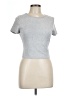 Unbranded 100% Polyester Silver Short Sleeve T-Shirt Size L - photo 1