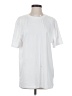 Shein Solid White Short Sleeve T-Shirt Size S - photo 1
