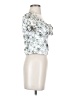 PrettyLittleThing Silver Short Sleeve Top Size 4 - photo 4