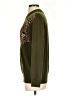 Ronny Kobo Animal Print Green Wool Pullover Sweater Size S - photo 5