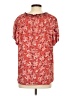 St. John's Bay Red Short Sleeve Blouse Size XS - photo 2