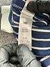 Just One Year by Carter's 100% Cotton Stripes Blue Casual Pants Size Newborn - photo 4