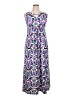 Apt. 9 Paisley Blue Casual Dress Size XL Petite - photo 1