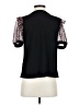 CeCe Floral Black Short Sleeve T-Shirt Size S - photo 2