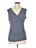 Style&Co Blue Sleeveless Top Size L - photo 1