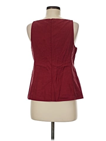 Madewell Square-Neck Vest in Drapey Twill (view 2)