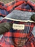 Carter's 100% Cotton Plaid Red Long Sleeve Button-Down Shirt Size 7 - photo 3