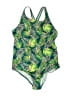 Lands' End Tropical Green One Piece Swimsuit Size 16 - photo 1