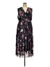 Lane Bryant Floral Black Cocktail Dress Size 24 - photo 1