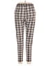 Gap 100% Cotton Plaid Ivory Black Casual Pants Size 16 - photo 2