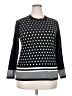 Micha Polka Dots Black Pullover Sweater Size XXL - photo 1