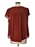 Torrid 100% Polyester Burgundy Short Sleeve Blouse Size Lg Plus (0) - photo 2
