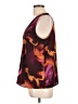 Nine West 100% Polyester Burgundy Sleeveless Blouse Size L - photo 5