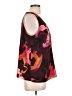 Nine West 100% Polyester Burgundy Sleeveless Blouse Size L - photo 4