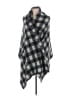Michael Stars Checkered-gingham Black Gray Wrap One size - photo 1