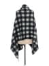 Michael Stars Checkered-gingham Black Gray Wrap One size - photo 2