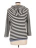Lauren Jeans Co. Stripes Black Gray Pullover Sweater Size XL - photo 2