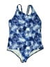 Lands' End Print Blue Swimsuit Top Size 16 - photo 1