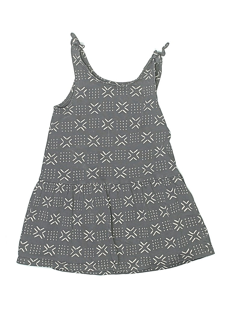 Pre-owned Tea Kids' Dress In Gray