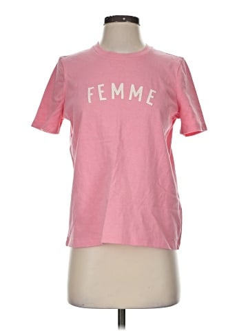 Madewell Pink Femme Tee (view 1)