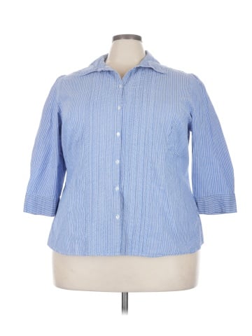 St. John's Bay 3/4 Sleeve Button-Down Shirt (view 1)