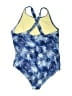 Lands' End Print Blue Swimsuit Top Size 16 - photo 2