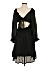 Zaful Solid Black Casual Dress Size S (estimated) - photo 2