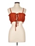 Shein Orange Sleeveless Blouse Size L - photo 1