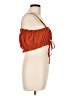 Shein Orange Sleeveless Blouse Size L - photo 4