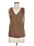 Vince. 100% Polyester Brown Tank Top Size M - photo 1