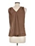 Vince. 100% Polyester Brown Tank Top Size M - photo 2
