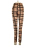 Shein Plaid Brown Leggings Size S - photo 1