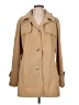 Calvin Klein 100% Polyester Tan Trenchcoat Size L - photo 1