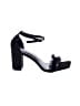 Unbranded 100% Leather Black Sandals Size EU 42 - photo 1