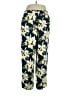 Talbots Floral Blue Linen Pants Size 14 - photo 1