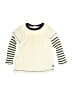 Splendid 100% Cotton Stripes Ivory 3/4 Sleeve T-Shirt Size 4T - photo 1