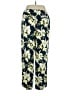 Talbots Floral Blue Linen Pants Size 14 - photo 2