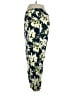 Talbots Floral Blue Linen Pants Size 14 - photo 5