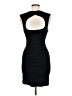 Ella Moss Solid Black Cocktail Dress Size M - photo 2