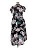 scobe 100% Polyester Tropical Black Casual Dress Size 2X - photo 2