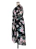 scobe 100% Polyester Tropical Black Casual Dress Size 2X - photo 5