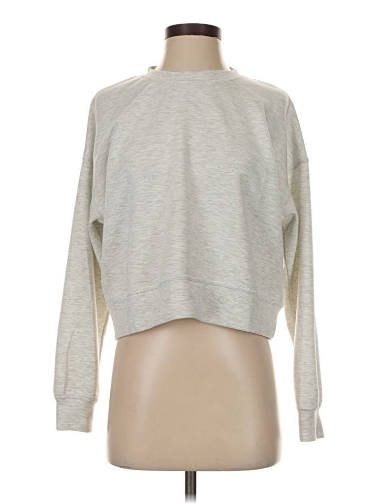 Pre-owned Yogalicious Sweatshirt In Gray